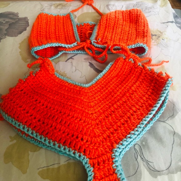 Shorts n top crochet hand made - Picture 2 of 2